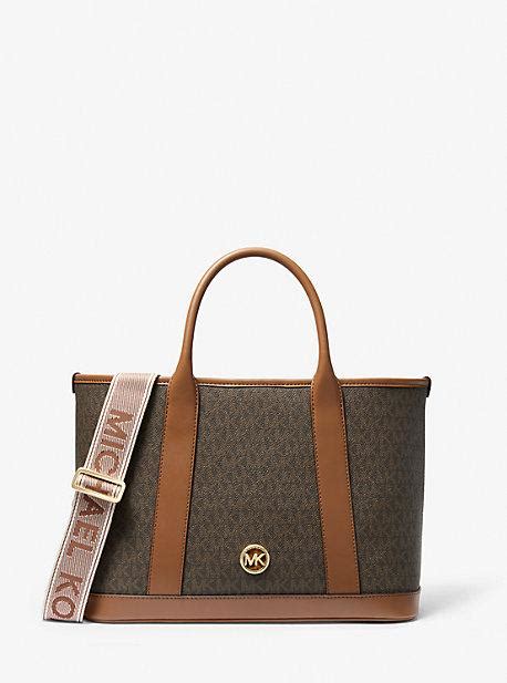 michael michael kors logo luisa medium satchel|MICHAEL Michael Kors Luisa Medium Satchel .